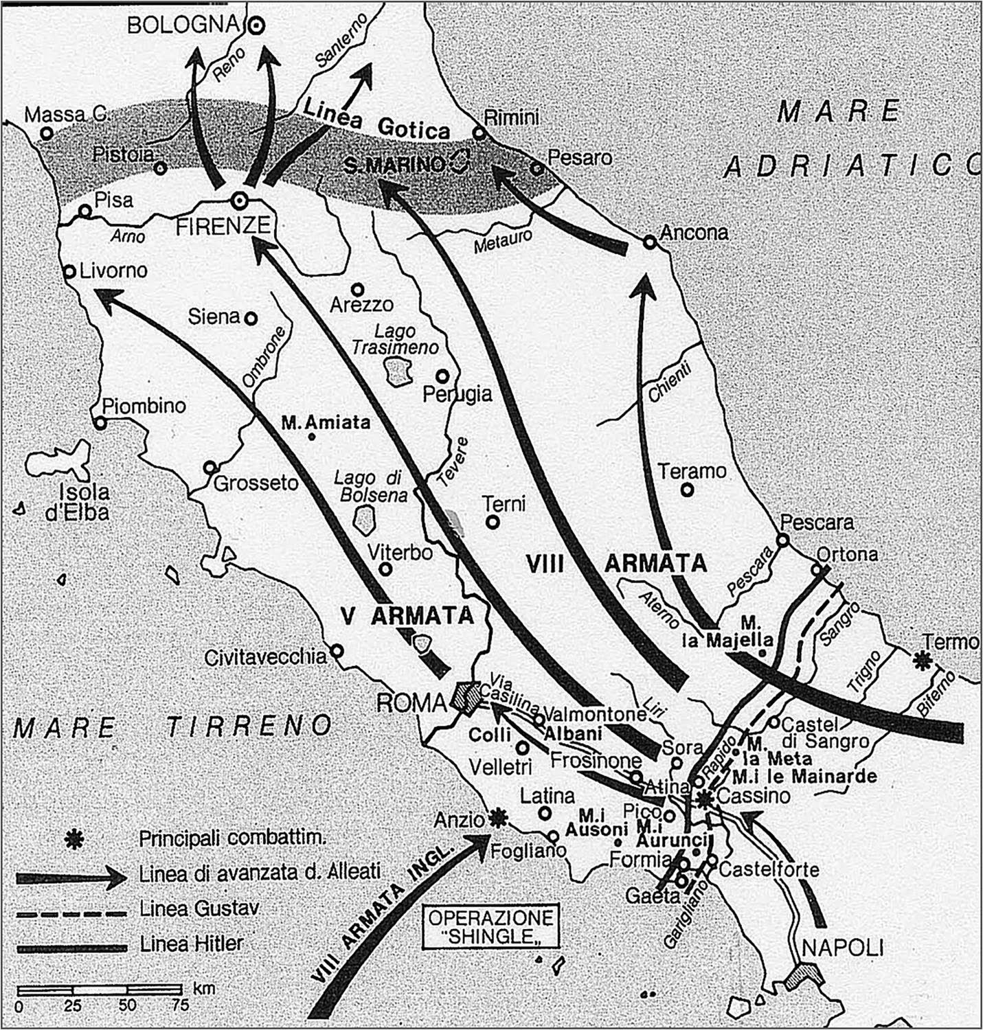 Linea Gustav: Dove si Trova, Storia e Mappa Dettagliata