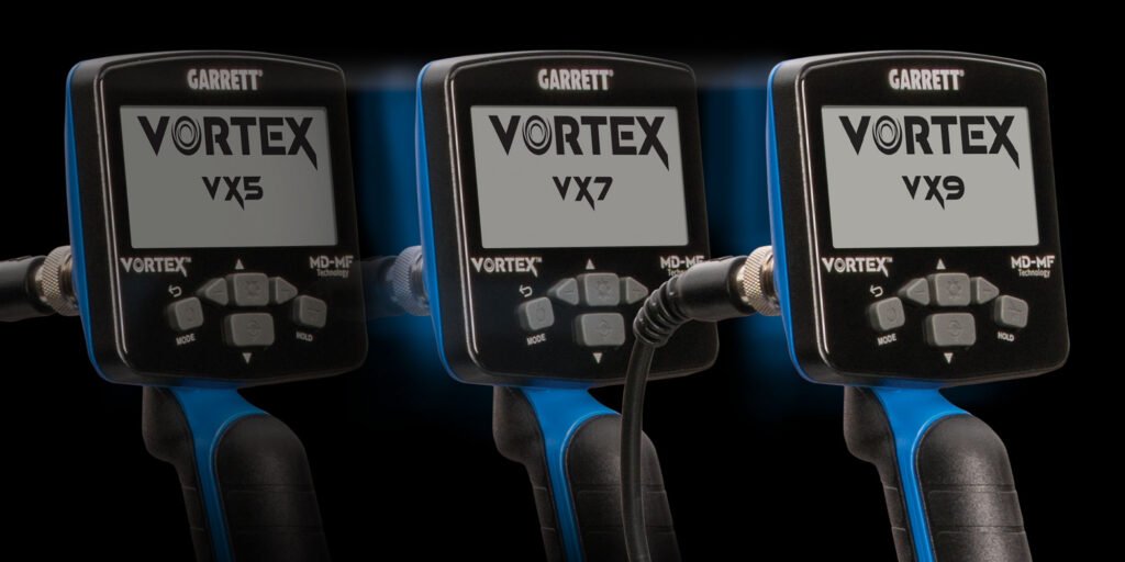 Nuovo Garrett Vortex: evoluzione del metal detecting? 1 garrett vortex, tutti e tre i modelli