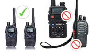 Ricetrasmittente durante le tue uscite? Sì, ma occhio a quale utilizzi