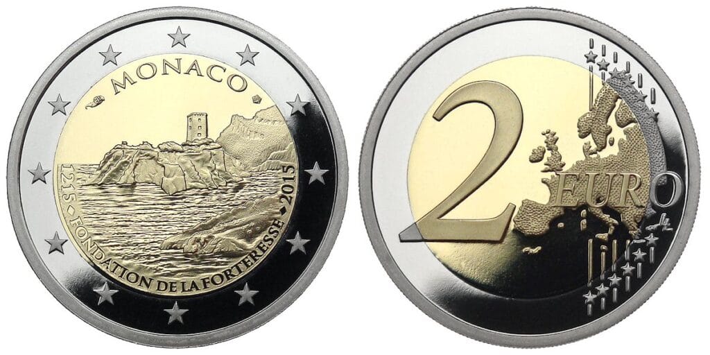 Questa moneta da 2 euro rara vale una fortuna 1 2 euro 800 jahre grundsteinlegung festung monaco 2015 pp 1 2
