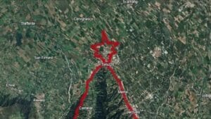 L’albero di Natale più grande del Piemonte: 60 km di trekking disegnati col GPS