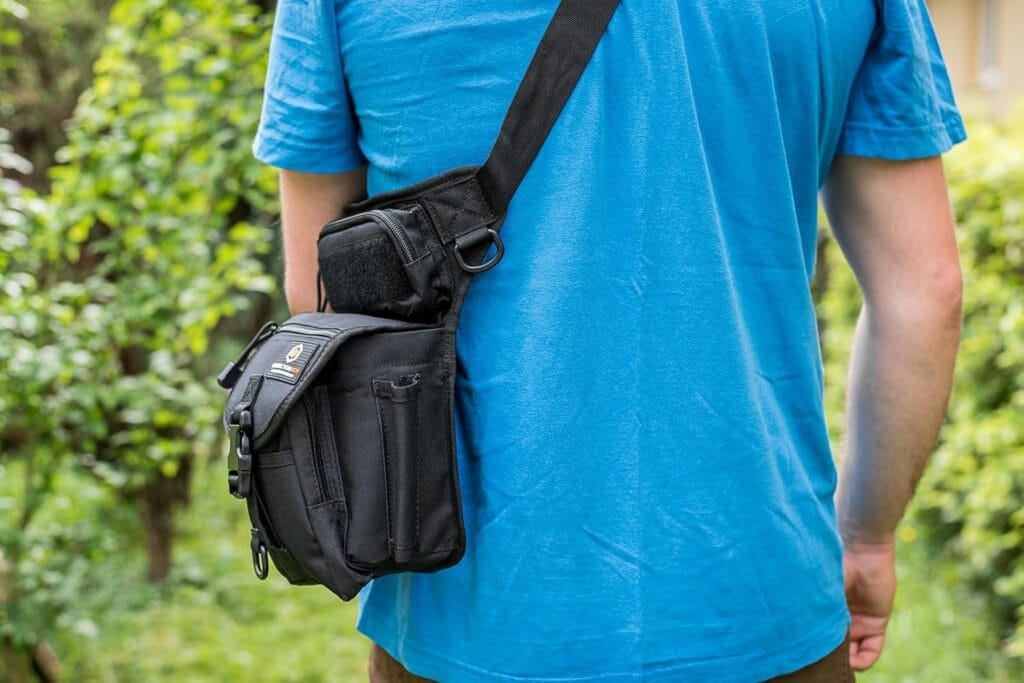 Questo marsupio porta pinpointer è l'ideale per le vostre uscite 2 Borsa, Marsupio per pinpointer e metal detector