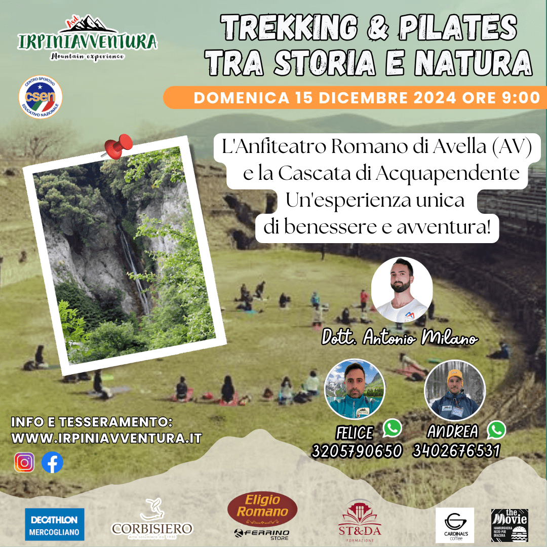 Trekking, Pilates e Storia in Irpinia: un’esperienza unica ad Avella il 15 dicembre