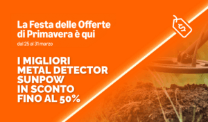 Offerte di Primavera Amazon: i migliori metal detector SUNPOW in sconto fino al 50%