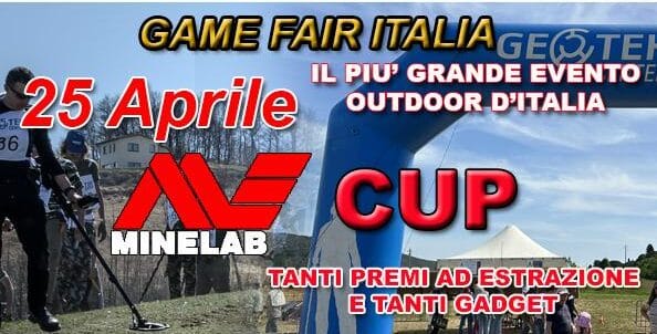 Minelab Cup 2025: il 25 Aprile al Game Fair Italia la grande sfida per tutti gli appassionati di Metal Detecting